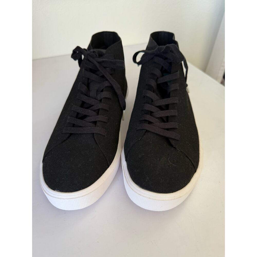 Native Monaco Mid High Top, Men's Size 8/EU41 Black Lightweight Sneakers, NWOT